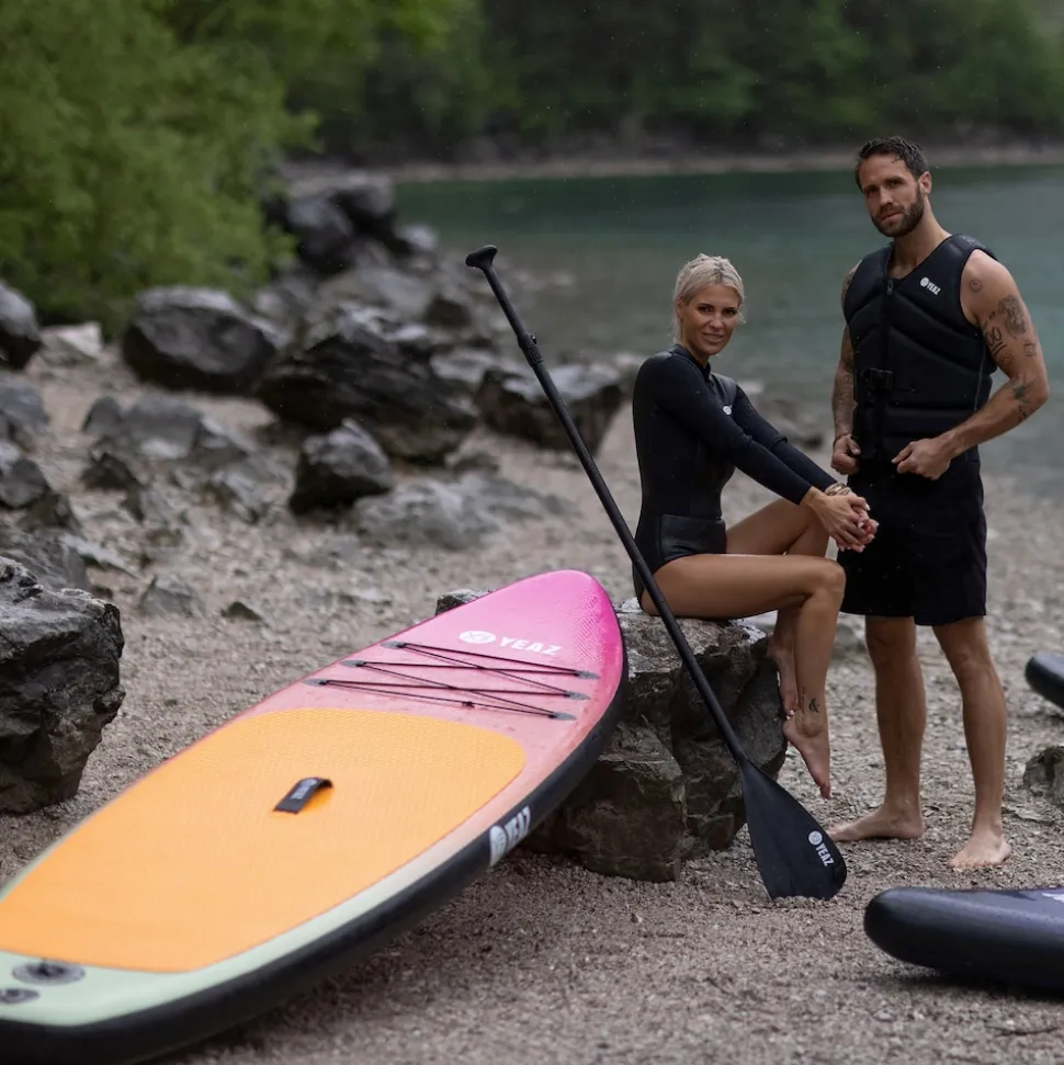 YEAZ SUP Board und Kit PARADISE BEACH - EXOTRACE - SET