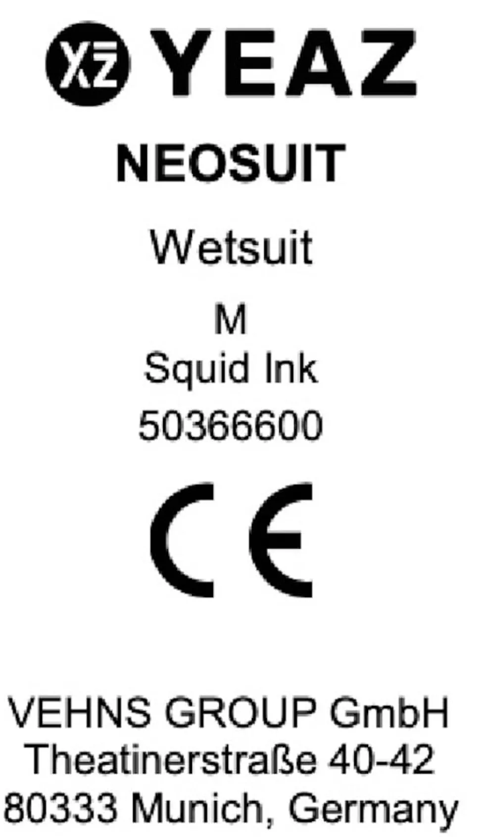 YEAZ Wetsuit NEOSUIT