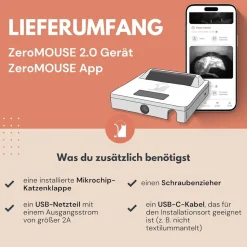 ZeroMOUSE 2.0 – Mauserkennung: Katzenklappen-Erweiterung für Beute- und Chiperkennung