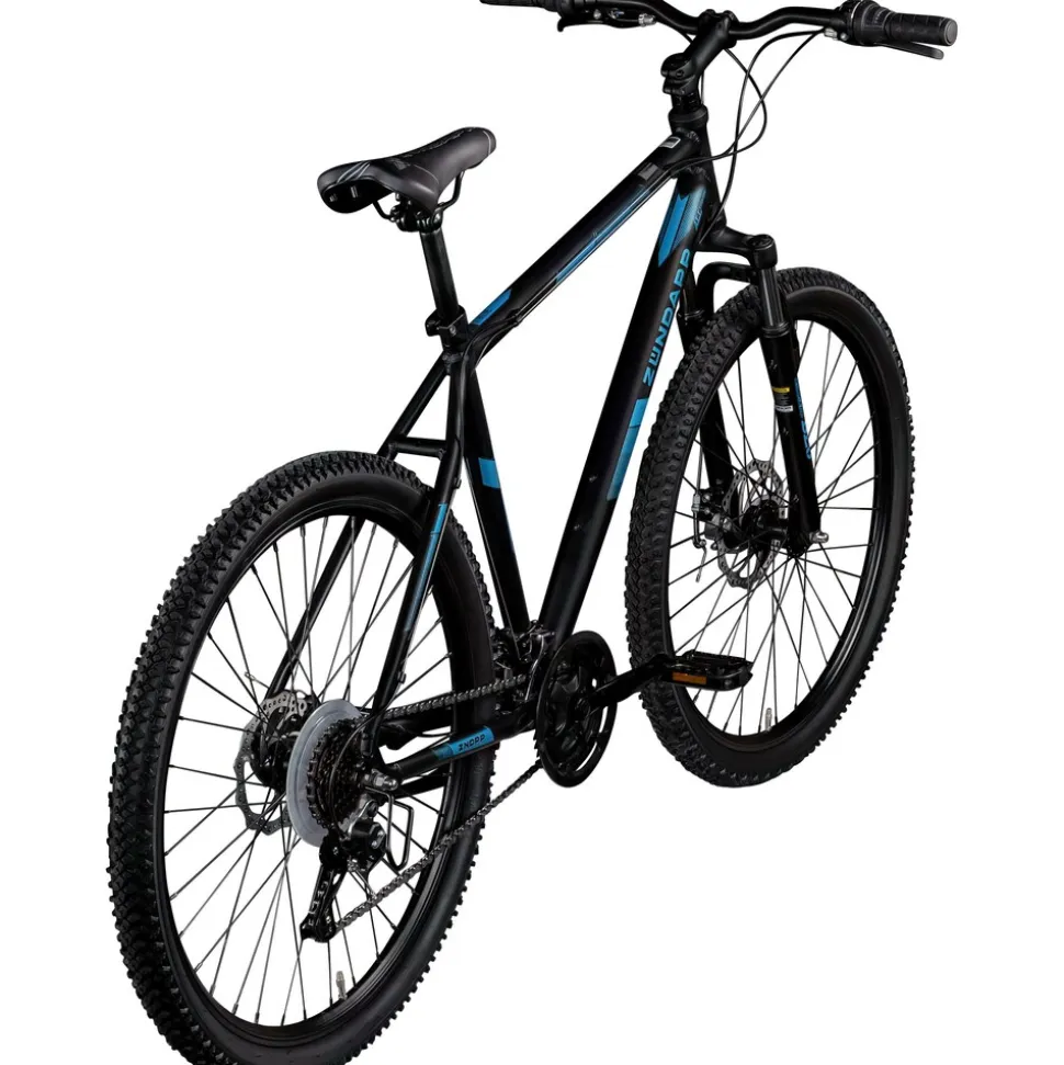 Zündapp Blue 4.0 Mountainbike Hardtail 27,5 Zoll Fahrrad 175 - 180 cm mit 21 Gängen MTB Shimano