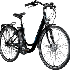 Zündapp Green 2.7 E Bike Damenfahrrad 28 Zoll 150 - 175 cm mit 3 Gang Nabenschaltung Rücktritt Pedelec Hollandrad Citybike Nabenmotor