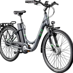Zündapp Green 3.7 E Bike Damen 26 Zoll Pedelec 7 Gang Elektrofahrrad ab 140 cm Damenfahrrad retro Hollandrad mit Nabenschaltung