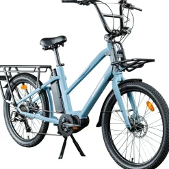 Zündapp Longtail M400 E Bike Lastenrad bis 180 kg 24 Zoll Elektrofahrrad 160-195 cm Mittelmotor Cargo Elektro Fahrrad 7 Gänge Pedelec