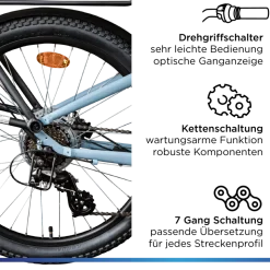Zündapp Longtail M400 E Bike Lastenrad bis 180 kg 24 Zoll Elektrofahrrad 160-195 cm Mittelmotor Cargo Elektro Fahrrad 7 Gänge Pedelec