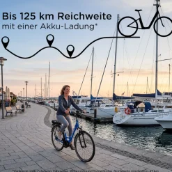Zündapp X200 E Bike Damenfahrrad 155 - 180 cm Stadtrad Pedelec 7 Gang Shimano Schaltung Cityrad mit Bosch Mittelmotor Hollandrad