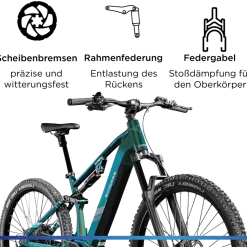 Zündapp X1000 E Bike Mountainbike Fully 29 Zoll 10 Gänge Pedelec Herren 165 - 190 cm Elektrofahrrad 730Wh