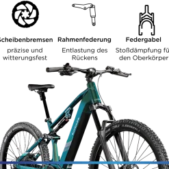 Zündapp X1000 E Bike Mountainbike Fully 29 Zoll 10 Gänge Pedelec Herren 165 - 190 cm Elektrofahrrad 730Wh