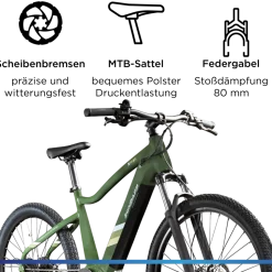 Zündapp X900 E Bike Mountainbike 27,5 Zoll Pedelec Herren 165-180 cm Elektrofahrrad 10 Gang EMTB Hardtail mit Mittelmotor