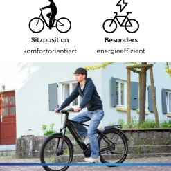Zündapp X850 Trekking E Bike 27,5 Zoll Pedelec 165-185 cm Trekking Fahrrad Riemenantrieb Elektrofahrrad 550Wh 7 Gang