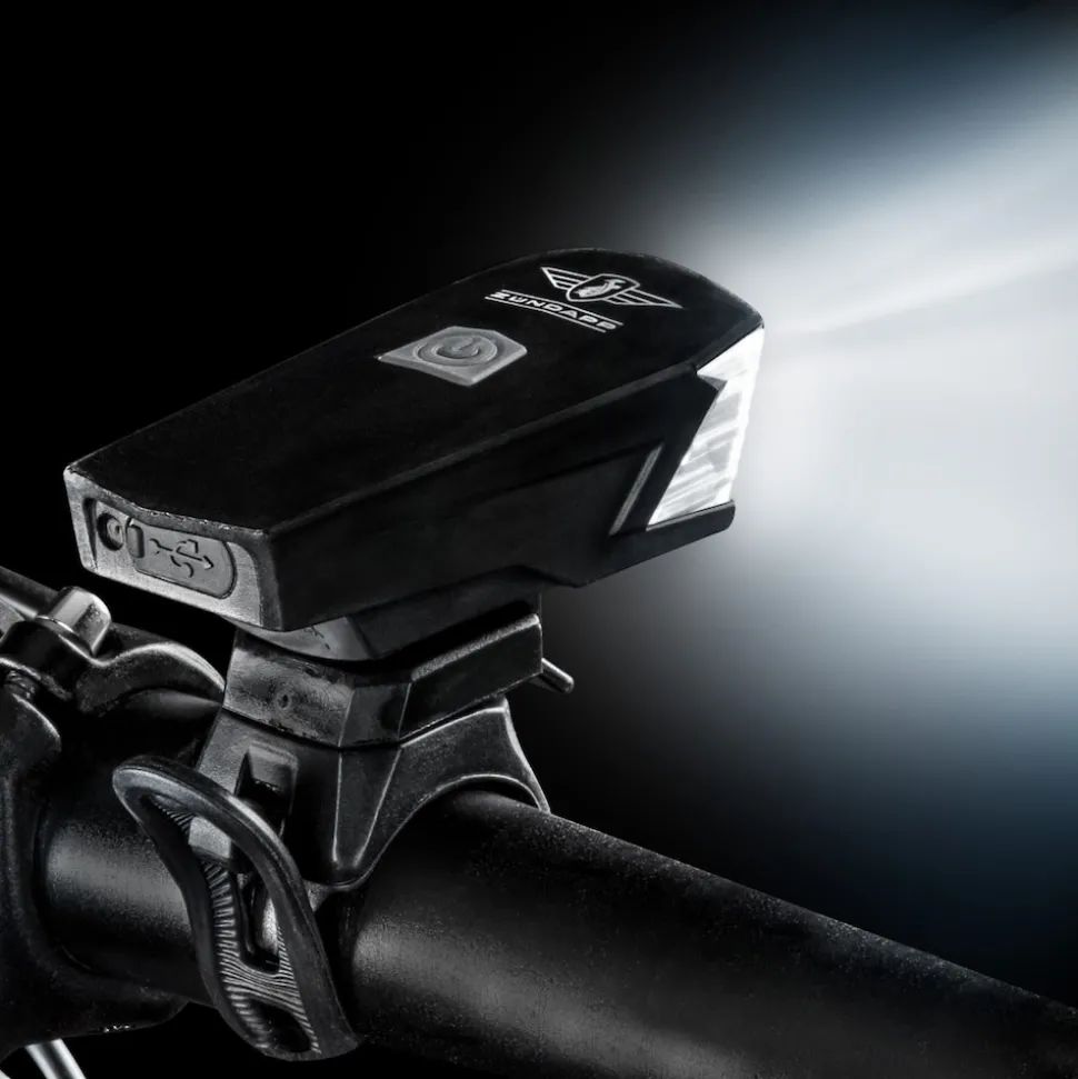 Zündapp ZA.K.15 LED Beleuchtungsset StVZO Fahrradlicht Fahrrad Lampe Set Beleuchtung Fahrrad Akku Lampenset