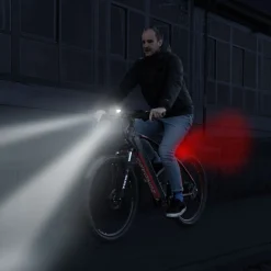 Zündapp ZA.K.15 LED Beleuchtungsset StVZO Fahrradlicht Fahrrad Lampe Set Beleuchtung Fahrrad Akku Lampenset