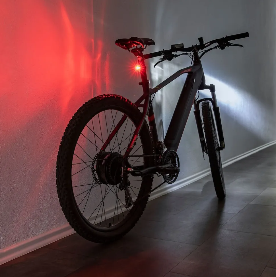 Zündapp ZA.K.15 LED Beleuchtungsset StVZO Fahrradlicht Fahrrad Lampe Set Beleuchtung Fahrrad Akku Lampenset