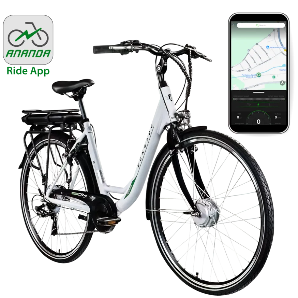 Zündapp Z503 E Bike Damen ab 155 cm Damenfahrrad 28 Zoll Pedelec mit tiefem Einstieg retro Elektrofahrrad 7 Gang Schaltung E Fahrrad Stadtrad StVZO