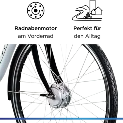 Zündapp Z503 E Bike Damen ab 155 cm Damenfahrrad 28 Zoll Pedelec mit tiefem Einstieg retro Elektrofahrrad 7 Gang Schaltung E Fahrrad Stadtrad StVZO