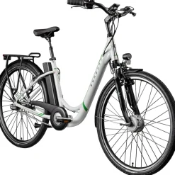Zündapp Z510 E Bike Damenfahrrad ab 155 cm Rücktritt Pedelec 28 Zoll Fahrrad mit tiefem Einstieg Hollandrad mit 3 Gang Nabenschaltung StVZO