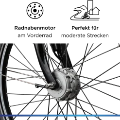 Zündapp Z510 E Bike Damenfahrrad ab 155 cm Rücktritt Pedelec 28 Zoll Fahrrad mit tiefem Einstieg Hollandrad mit 3 Gang Nabenschaltung StVZO