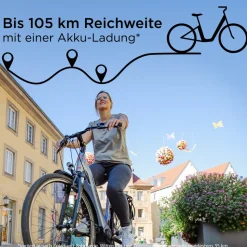 Zündapp Z909 E Bike Damen 28 Zoll Pedelec 150 - 170 cm Elektrofahrrad Bosch Damenfahrrad mit 7 Gang Schaltung E Fahrrad Hollandrad