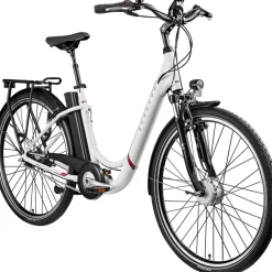 Zündapp Z517 E Bike 28 Zoll Pedelec Hollandrad E Fahrrad Damen 155 - 190 cm mit 7 Gang Nabenschaltung Rücktritt Citybike Nabenmotor