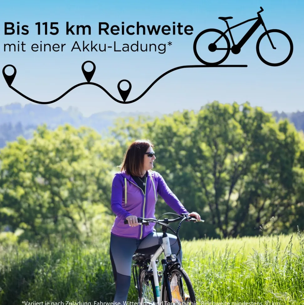 Zündapp Z807 E Bike 28 Zoll Trekkingrad 7 Gang Elektrofahrrad StVZO 155 - 185 cm Pedelec Elektro Trekking Fahrrad