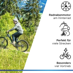 Zündapp Z808 E-Mountainbike für Damen und Herren ab 170 cm E Bike 27,5 Zoll EMTB Hardtail Pedelec Fahrrad Elektrofahrrad