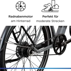 Zündapp Z7 Urban-e E Bike Singlespeed 28 Zoll 165 - 185 cm Elektro Fahrrad 1 Gang