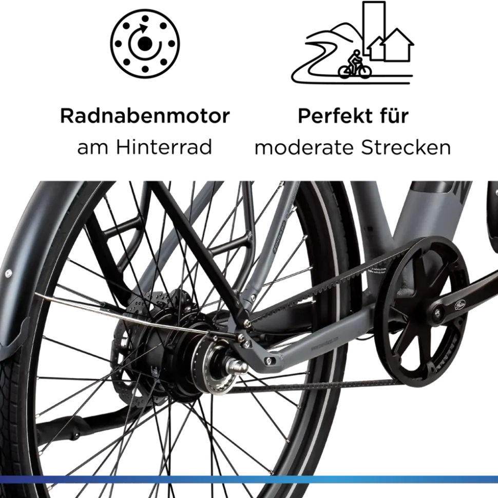 Zündapp Z7 Urban-e E Bike Singlespeed 28 Zoll 165 - 185 cm Elektro Fahrrad 1 Gang