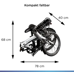 Zündapp Z120 20 Zoll E Bike Elektro Bike Pedelec Faltrad E Klapprad E Fahrräder leichte Ebikes 20