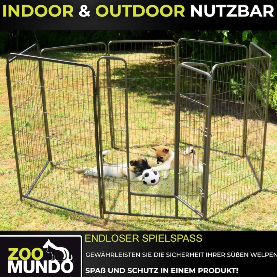 zoomundo Welpenauslauf / Freilaufgehege 8-Eck - XL