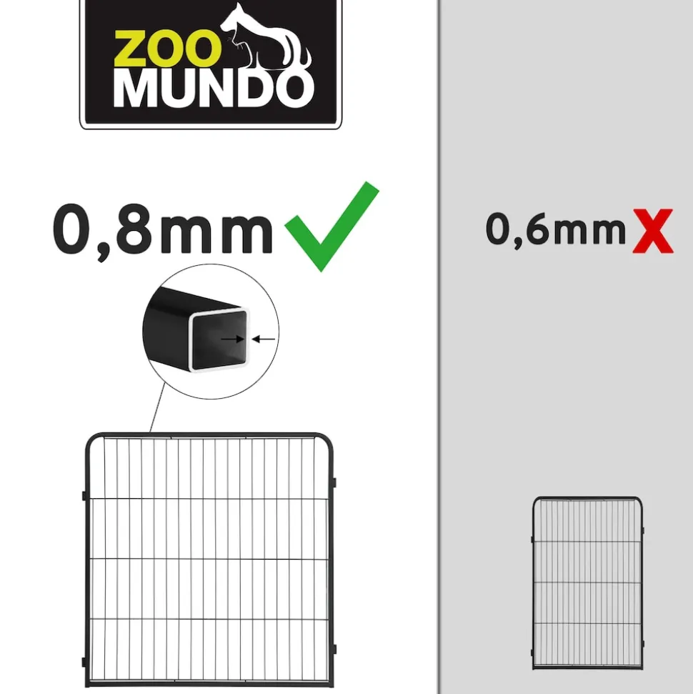 zoomundo Welpenauslauf / Freilaufgehege 8-Eck - XL