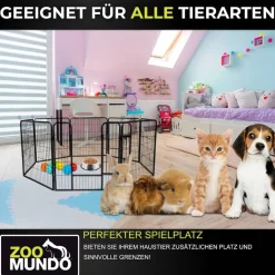 zoomundo Welpenauslauf / Freilaufgehege 8-Eck - XL