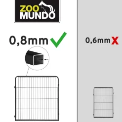 zoomundo Welpenauslauf / Freilaufgehege 8-Eck - XL