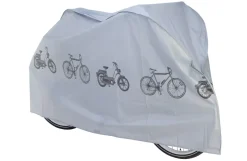 Zweirad-Faltgarage, bis 29" E-Bikes, mit Klettverschluss in der Mitte, Größe: 100 x 200 cm, Farbe: grau