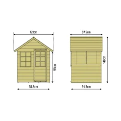 Zwerkules Spielhaus Holla | 97,5x121x140cm